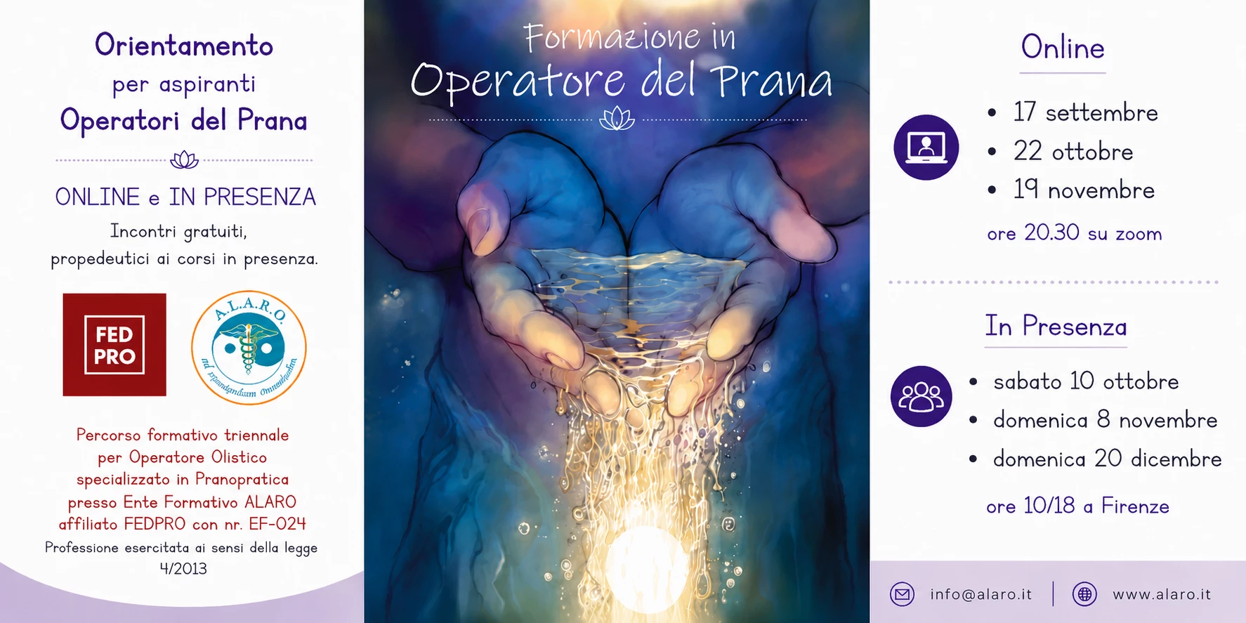 Orientamento pranoterapia A.L.A.R.O.
